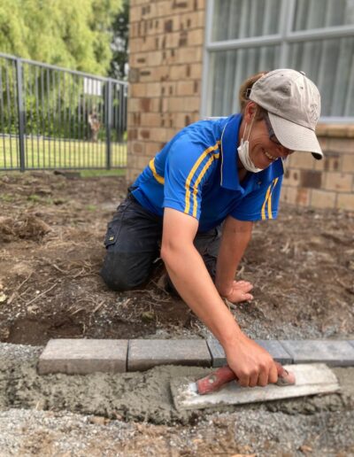 edging and retention paving service jglandcare